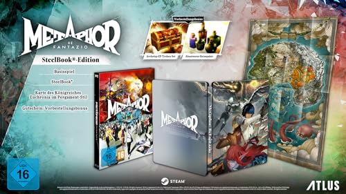 Metaphor: ReFantazio Steelbook Edition (Code in a Box) (PC) (64-Bit) von Atlus