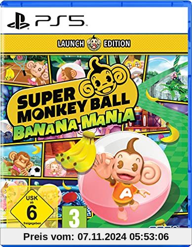 Super Monkey Ball Banana Mania Launch Edition (Playstation 5) von Atlus