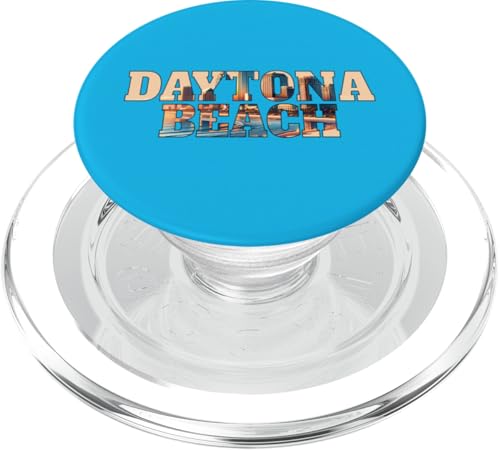 Daytona Beach Skyline Design mit Sonnenuntergang PopSockets PopGrip für MagSafe von Atomic Gorilla