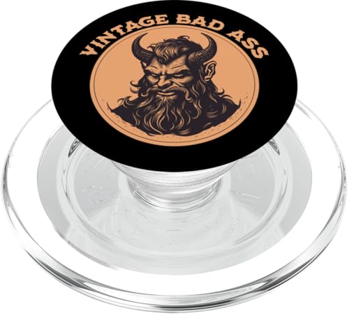 Vintage Bad Ass: Kühne Teufelsillustration PopSockets PopGrip für MagSafe von Atomic Gorilla