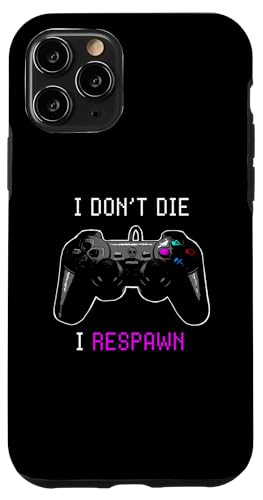 Hülle für iPhone 11 Pro I Don't Die I Respawn Vintage Gamer Classic Videospiel von Atomic Madhouse