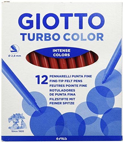 Atomo Games Turbo Color 485 – Filzstifte, 12 Stück, rot Atomo Games Turbo Color 485 – Filzstifte, 12 Stück, rot von Atomo Games