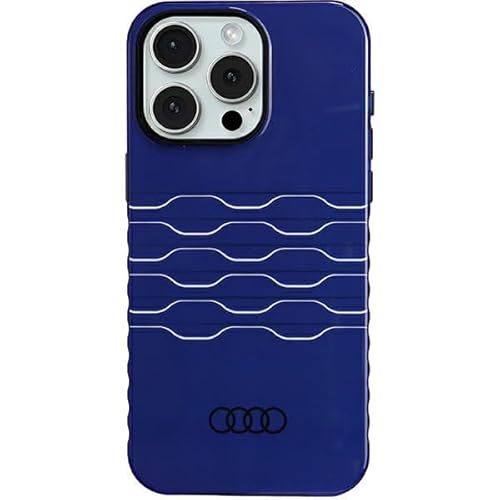 Audi IML Case Hülle für iPhone 15 Pro Max 6.7" Blau Blue hardcase AU-IMLMIP15PM-A6/D3-BE von Audi