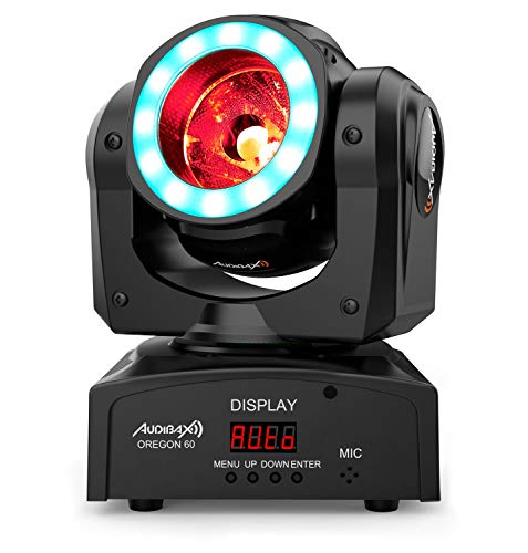 Audibax Oregon 60 Cabeza Móvil Beam. Alta Potencia 60W RGBw + Anillo LED von Audibax