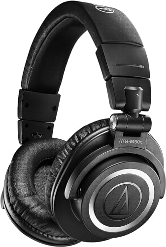 Audio-Technica M50xBT2 Kabelloser Kopfhörer Schwarz von Audio-Technica
