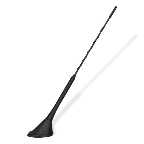 Audioproject A281 - Autoantenne 24cm Raku 2 + Verstärker - kompatibel für VW Golf 4 5 6 7 Passat Lupo Polo 6R Audi A6 Opel Corsa Astra Ford Focus Seat Skoda Radio-Antenne Dach-Antenne Auto-Radio von Audioproject