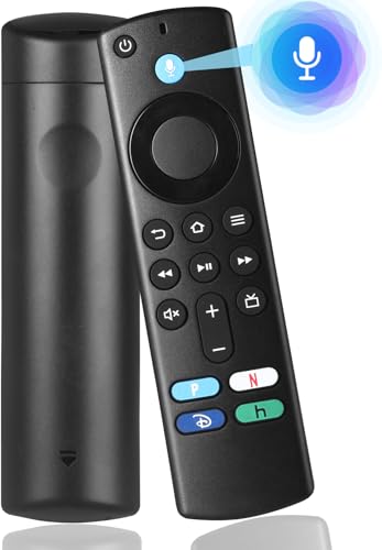 Ersatz-Sprachfernbedienung Kompatibel mit FireStick 3rd Gen L5B83G, Kompatibel mit Smart TV Stick/4K Max, 3rd Gen, 2nd Gen, Lite, Cube (1st Gen 3nd Gen) von Auilzlz