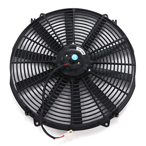 Universal Slim Fan Elektrischer Kühlerlüfter 16 Zoll für PKW LKW Wohnmobil von Aumotop