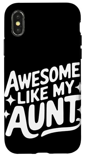 Tante Super wie meine Tante Hülle für iPhone X/XS Tante Super wie meine Tante Hülle für iPhone X/XS von Aunt Family Apparel