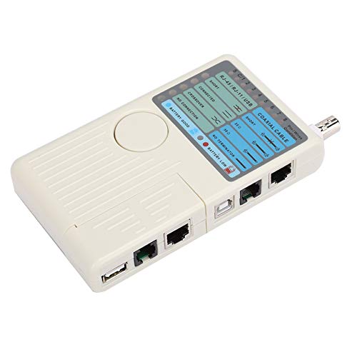 AuroraPeak Fernkabeltester, 4-in-1-Fernkabeltester, Draht-Tracker und Detektor für RJ-45, RJ-11, USB, BNC-LAN-Kabel, kompaktes Design, einfach zu bedienen von AuroraPeak