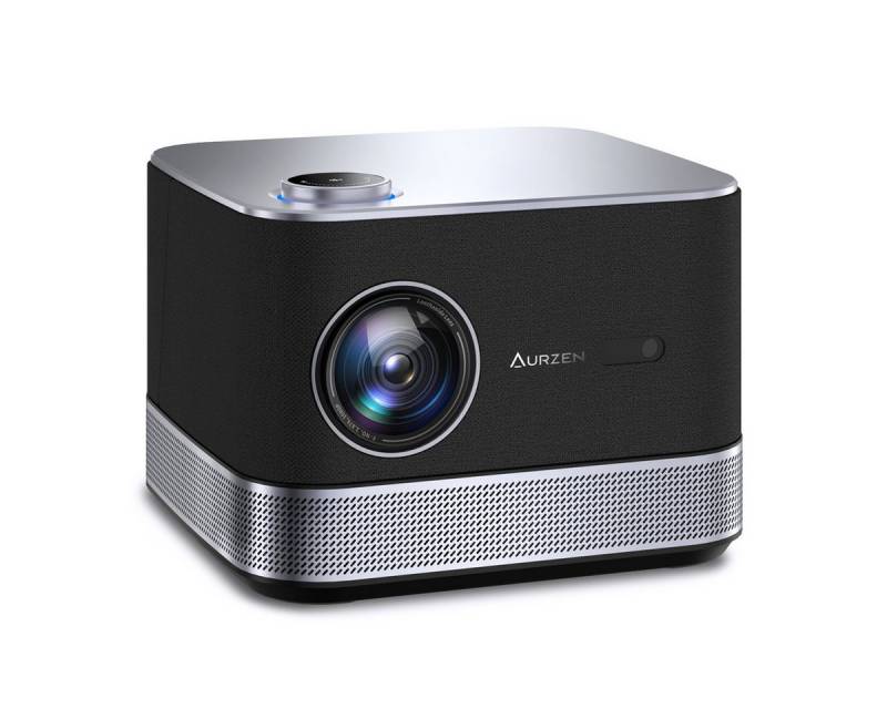 Aurzen Boom 3 Beamer (28000 lm, 20000:1, 4K px, 3D Dolby Audio, AI-Fokus-Technologie, 6D-Automatiktrapezkorrektur) von Aurzen