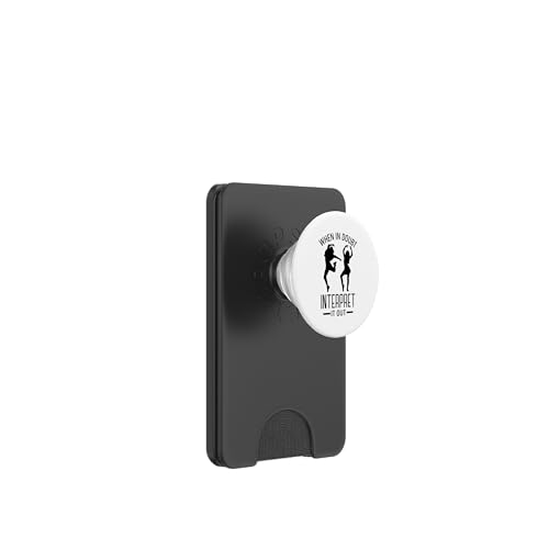 Witziger Ausdruckstanz Spruch PopSockets PopWallet für MagSafe von Ausdruckstanz Designs