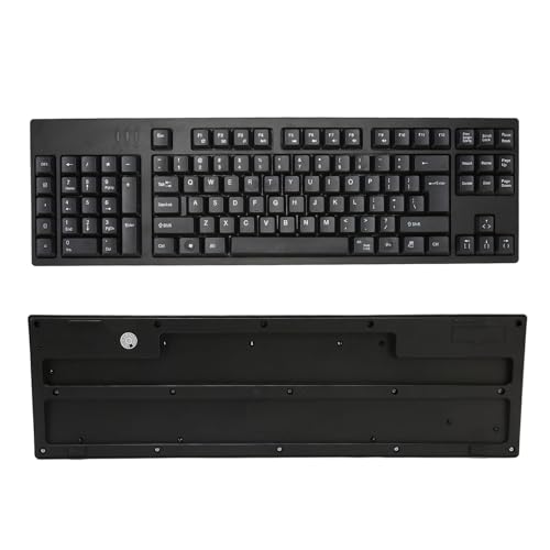 Ausla Linkshänder-Tastatur, 109 Tasten, Micro-USB, Ergonomisches Layout, Plug-and-Play-Bürotastatur für Business Accounting Designer, Ideal für Business-Tastatur von Ausla