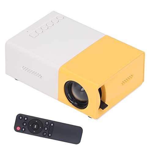 Ausla Tragbarer Projektor High Definition 1080P Videoprojektor Heimkino Outdoor Filmprojektor LED Handy Beamer 1080p mit HDMI USB TV AV-Schnittstellen und Fernbedienung von Ausla