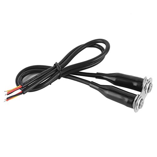 Edelstahl-Motorrad-Lenkerschalter, LED-Modifikationshalterungs-Steuerdruckknopf mit Langem Kabel, Wasserdicht, 12 V (2*Schalter) von Ausla