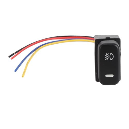 Fog Light Push Button Switch, LED Indicator Kippschalter Druckschalter Schalter, LED 4 Polig Wechsel Switch von Ausla