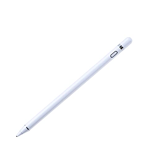 Hochpräziser Tablet-Eingabestift mit Flexibler Spitze, Aluminiumlegierung, Elegantes Gehäuse, Universell für Tablet-PC-Telefone (White) von Ausla