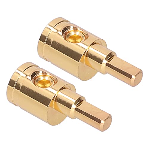 Leistungsdrahtreduzierer, 2pcs Reiner Kupfergold 4/0 AWG Gauge Drahtreduzierer Anschlussanschluss für Wechselrichter und Batterieanwendungen von Ausla