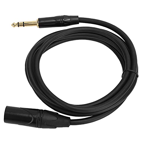 XLR-Stecker auf 1/4 Zoll 6,35 Mm Kabel, Symmetrisches Signal-Mikrofon-Leitungskabel, Patchkabel mit 22 AWG Kupfer für Studio-Live-Auftritte (JD6004-1 Messgerät) von Ausla