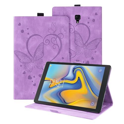 Auslbin Samsung Galaxy Tab A 10.5 Zoll 2018 (SM-T590/SM-T595) Hülle PU Leder Schutzhülle mit Stand Case Cover für Samsung Galaxy Tab A 10.5 Zoll 2018,Lila von Auslbin