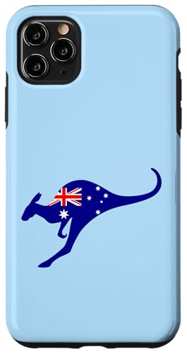 Hülle für iPhone 11 Pro Max Vintage Känguru Australien Flagge Aussie Roo Känguru von Australian Patriotic Tees