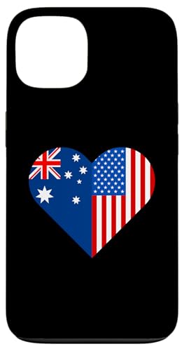 Hülle für iPhone 13 USA Australien Flagge Form Passendes Paar Aussie Männer Frauen von Australian Patriotic Tees