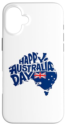 Hülle für iPhone 16 Plus Karte von Australien zum Australia Day Proud Aussie Roo Kangaroo von Australian Patriotic Tees