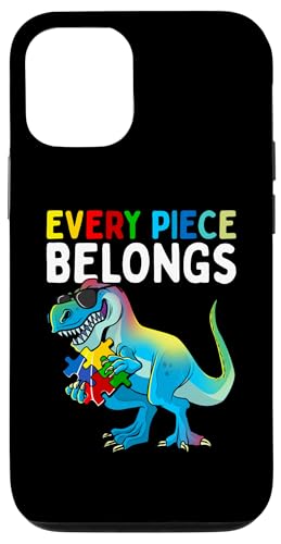 Hülle für iPhone 12/12 Pro Jedes Stück gehört Dinosaurier-Autismus-Puzzle von Autism Awareness Autistic Support Gifts Store