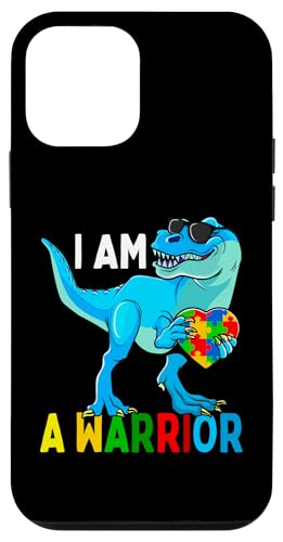 Hülle für iPhone 12 mini I Am A Warrior Autismus Family Dinosaurier Autismus Bewusstsein von Autism Awareness Autistic Support Gifts Store