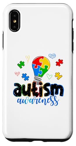 Hülle für iPhone XS Max Autismus-Bewusstseins-Glühbirnen-Puzzle von Autism Awareness Gifts and Co.