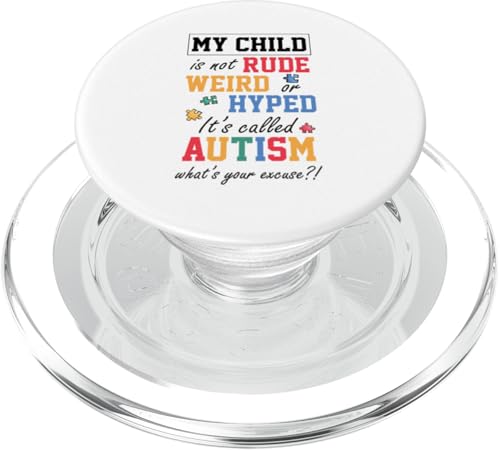 Autismus-Bewusstsein für Mutter, Vater, Eltern, autistisches Kinderbewusstsein PopSockets PopGrip für MagSafe von Autism Awareness Month Wear.USA