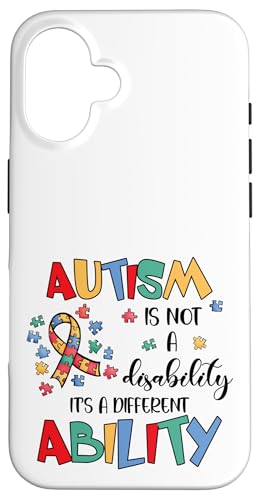 Autismus ist keine Behinderung, Autismusbewusstsein, Familie, Unisex, Erwachsene Hülle für iPhone 16 von Autism Awareness Month Wear.USA