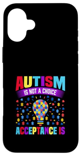 Autismus-Bewusstseinsunterstützung Wahl Glühbirne Puzzle Hülle für iPhone 16 Plus von Autism Awareness Support Apparel