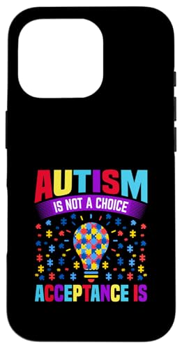 Autismus-Bewusstseinsunterstützung Wahl Glühbirne Puzzle Hülle für iPhone 16 Pro von Autism Awareness Support Apparel