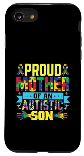 Stolze Mutter eines autistischen Sohnes Bewusstseinsunterstützung Hülle für iPhone SE (2020) / 7 / 8 von Autism Awareness Support Apparel