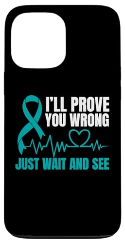 Hülle für iPhone 13 Pro Max Band für Gebärmutterhalskrebs Survivors Fighter Awareness Teal von Autism Warrior Awareness Store