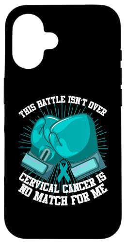 Hülle für iPhone 16 Band für Gebärmutterhalskrebs Survivors Fighter Awareness Teal von Autism Warrior Awareness Store