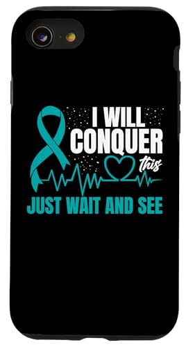 Hülle für iPhone SE (2020) / 7 / 8 Band für Gebärmutterhalskrebs Survivors Fighter Awareness Teal von Autism Warrior Awareness Store