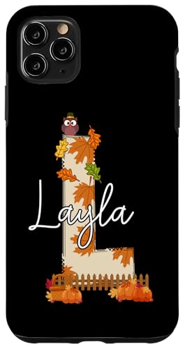 Hülle für iPhone 11 Pro Max Layla Thanksgiving Herbst Vibes Herbst Kinder Kleinkind von Autumn Fall Season Gifts For Kids Boys & Girls