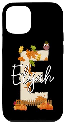 Hülle für iPhone 15 Elijah Thanksgiving Herbst Vibes Herbst Kinder Kleinkind von Autumn Fall Season Gifts For Kids Boys & Girls