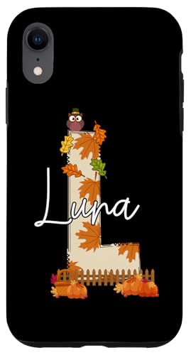 Hülle für iPhone XR Luna Thanksgiving Herbst Vibes Herbst Kinder Kleinkind von Autumn Fall Season Gifts For Kids Boys & Girls