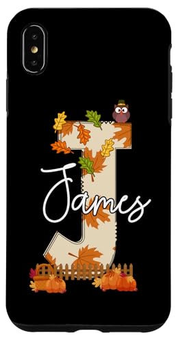 Hülle für iPhone XS Max James Thanksgiving Autumn Vibes Herbst Kinder Kleinkind von Autumn Fall Season Gifts For Kids Boys & Girls