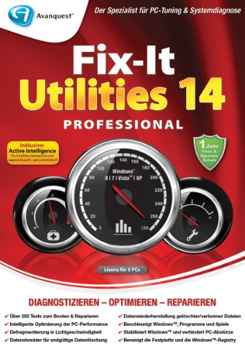 Fix-It Utilities 14 Professional [Download] von Avanquest Software