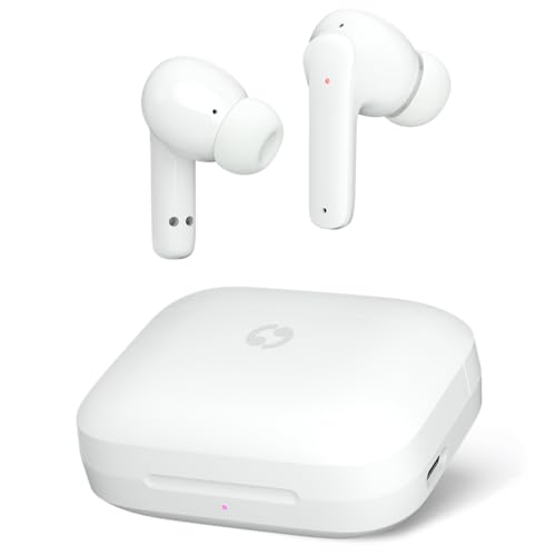 Avantalk Clan A2 - Kabellose Ohrhörer für Erwachsene mit Bluetooth 5.3, geringer Latenz, anpassbarer Passform, 3 EQ-Modi und integrierten Touch-Bedienelementen - Kopfhörer in Weiß von Avantalk