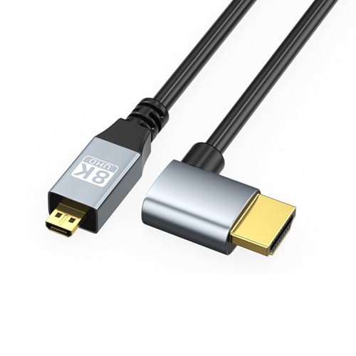 Avejjbaey 6 X 2 3 Mm Video Auf Standard-10 5 X 2 5 Mm Kabel 8K60 Hz Einwandfreie Video Und Tonsynchronisation Bidirektionale Ellenbogenleitung von Avejjbaey