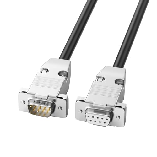 Avejjbaey Schnelle Geschwindigkeit 9Pin RS232 Kabel Männlich Weiblich Anschlüsse Datenkabel Für Drucker/Scanner 28AWG Verlängerung Adapter Linie von Avejjbaey