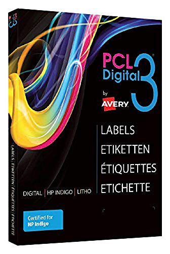 Avery 941704 Blatt Etiketten Digitaldrucker Teslin, 100 Pack von Avery