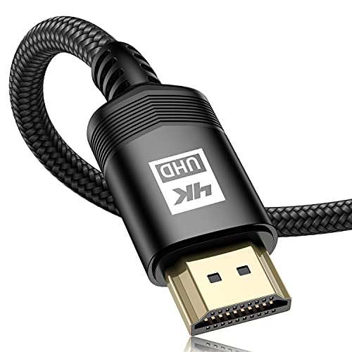 AviBrex 4K HDMI Kabel 5M, HDMI Kabel 4K @ 60Hz 18Gbps Highspeed 2,0 HDMI Kabel Nylon Geflecht, vergoldete Anschlüsse mit Ethernet/Audio Rückkanal, Kompatibel mit Video 4K UHD 2160p, HD 1080p von AviBrex