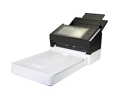 Avision AN360FW Stand Alone Netzwerk Scanner mit A4 Fachbetteinheit | RJ-45 Ethernet 10/100/1000 Mb, Wi-Fi | 8" Touch Display | 60ppm/120ipm A4 Color 300dpi | 100 Seiten ADF | USB 3.1 | von Avision