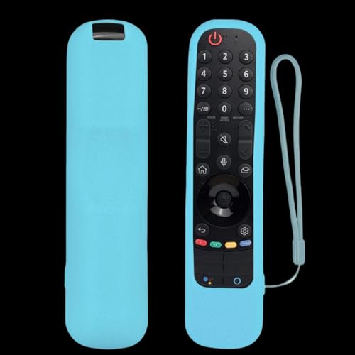 LG TV MR24GA MR24GN MR23GA MR23GN MR22GN MR22GN MR22GA AN-MR21GA Stoßfeste Schutzhülle aus Silikon für LG Magic Remote Control, Blau glänzend von Avtbeisty